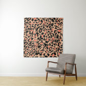 Vintages Leopard-Muster Wandteppich (Beispiel (Horizontal))