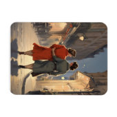 Vintages Lesbisches Paar in gemütlicher Nacht Magnet (Horizontal)