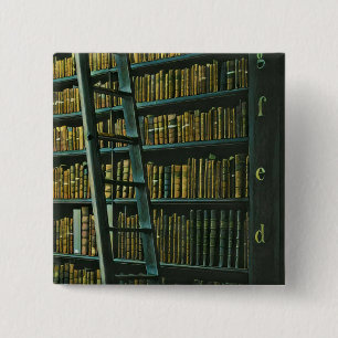 Vintages Lesekartengeschenk Button