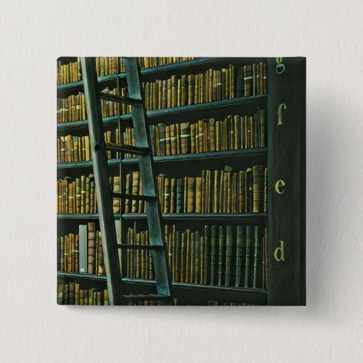 Vintages Lesekartengeschenk Button (Vorderseite)