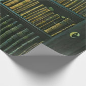 Vintages Lesekartengeschenk Geschenkpapier (Ecke)