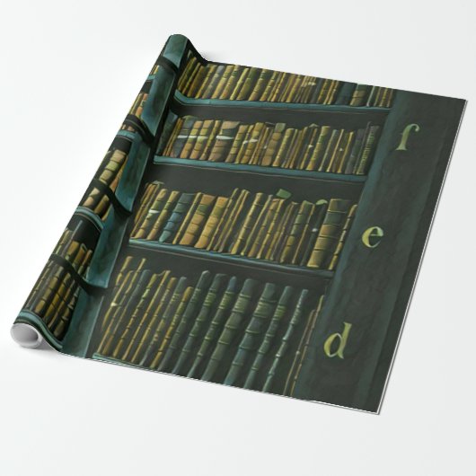 Vintages Lesekartengeschenk Geschenkpapier (Ungerollt)