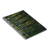 Vintages Lesekartengeschenk Notizblock (Rechte Seite)