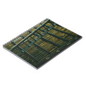 Vintages Lesekartengeschenk Notizblock (Linke Seite)