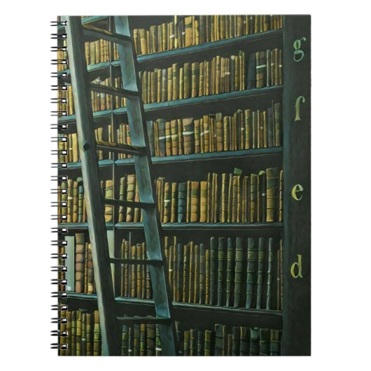 Vintages Lesekartengeschenk Notizblock (Vorderseite)