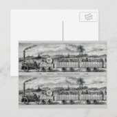 Vintages Lesezeichen 1831 Postkarte (Vorne/Hinten)