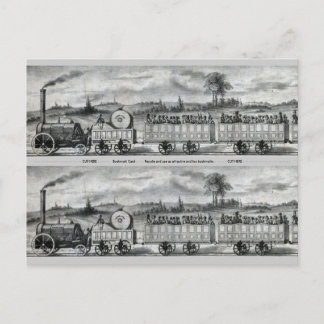 Vintages Lesezeichen 1831 Postkarte
