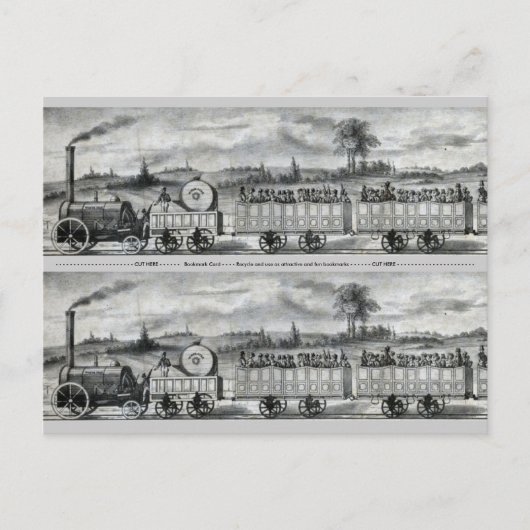 Vintages Lesezeichen 1831 Postkarte (Vorderseite)