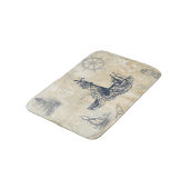 Vintages Leuchtturm Badematte (Schrägansicht)