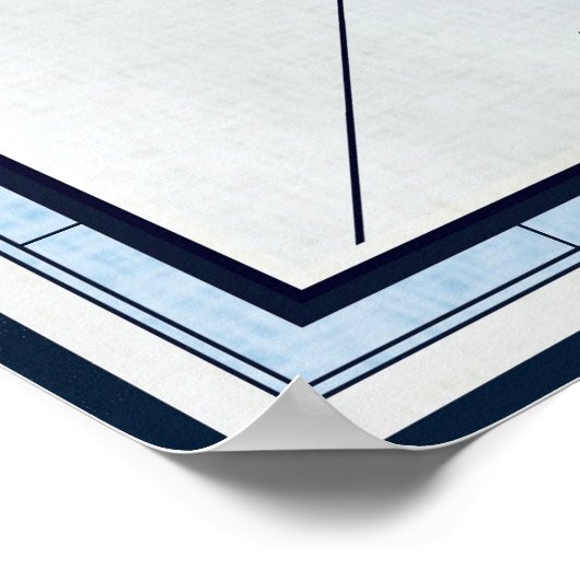 Vintages Leuchtturm Poster (Ecke)