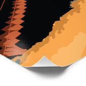 Vintages Leuchtturm Poster (Ecke)