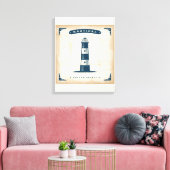 Vintages Leuchtturmposter 1 Leinwanddruck (Insitu (Wohnzimmer))