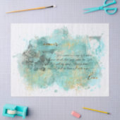 Vintages Liebe-Buchstabe-Seidenpapier Seidenpapier (Basteln)