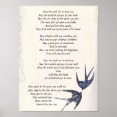 Vintages Liebesgedicht Poster (Vorne)