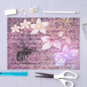 Vintages Lila Bienenentwöhnungspapier Seidenpapier (Handwerk)