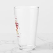 Vintages lila Bier aus dem Jahr 1966 Glas (Links)