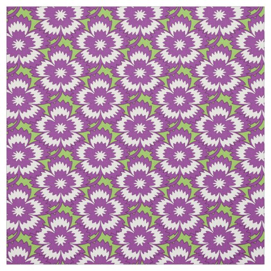 Vintages lila Blütenmuster Stoff (Muster)
