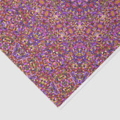 Vintages lila Fliesen-Muster-Kaleidoskop Seidenpapier (Ausschnitt)