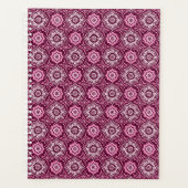 Vintages Lila geometrisches Muster Planer (Vorderseite)