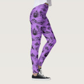 Vintages Lila Halloween Leggings (Rechts)