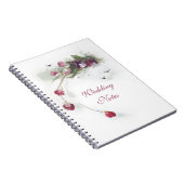 Vintages lila Notizbuch der süßen Erbsen Notizblock (Rechte Seite)