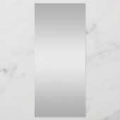 Vintages Lila Schwarz- und Silber-Menü Menükarte (Rückseite)