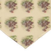 Vintages lila Traubenmuster Tischdecke (Schrägansicht)