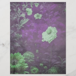 Vintages Lila und cremefarbenes Scrapbook