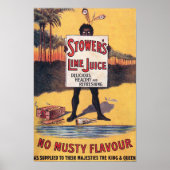 Vintages Limon Juice-Werbeplakat von 1903 Poster (Vorne)