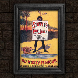 Vintages Limon Juice-Werbeplakat von 1903 Poster