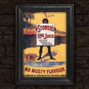 Vintages Limon Juice-Werbeplakat von 1903 Poster