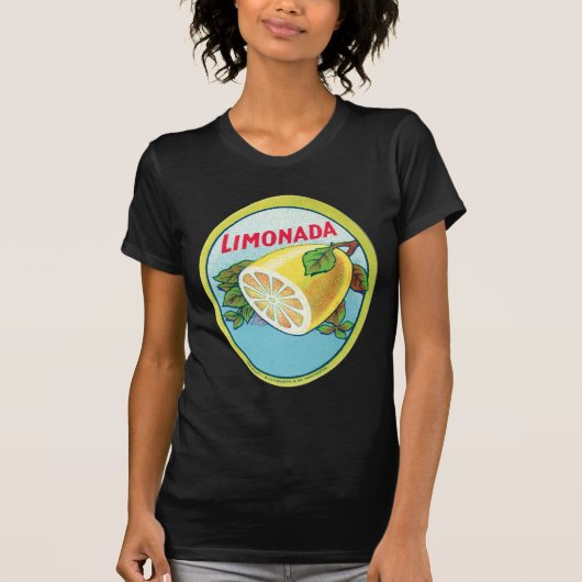 Vintages Limonada-Etikett T-Shirt (Vorderseite)