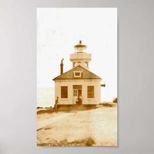 Vintages Limones Kiln Lighthouse Poster
