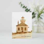 Vintages Limones Kiln Lighthouse Postkarte (Stehend Vorderseite)