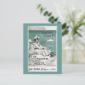 Vintages Lincolnshire, Großbritannien, Feiertagspostkarte (Stehend Vorderseite)