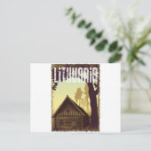 Vintages Litauen Postkarte (Stehend Vorderseite)