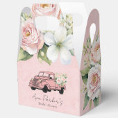 Vintages LKW-Brautparty Rosa Pink Geschenkschachtel (Offen)