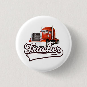 Vintages LKW-Logo Button