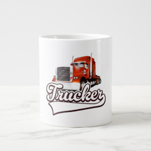Vintages LKW-Logo Jumbo-Tasse