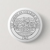 Vintages Logo-Abzeichen Button (Vorderseite)