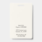 Vintages Logo Ausweis (Back)