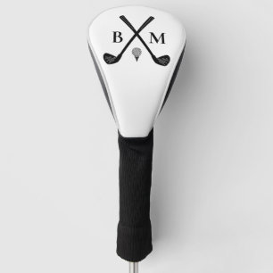 Vintages Logo des Golfclubs Monogram Cover Golf Headcover