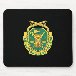 Vintages Logo des US-Militärpolizeikorps Veteran P Mousepad