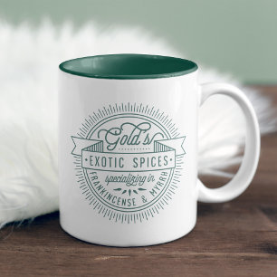 Vintages Logo Frankincense & Myrrhe Weihnachten Zweifarbige Tasse