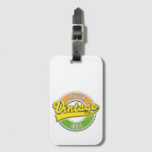 Vintages Logo für Jaipur Gepäckanhänger (Vorderseite Vertikal)