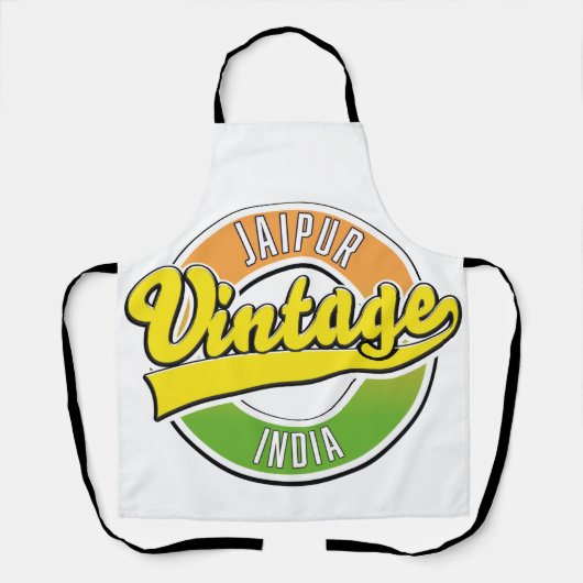 Vintages Logo für Jaipur Schürze (Vorderseite)