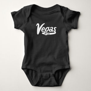 Vintages Logo Las Vegas Nevada Baby Strampler