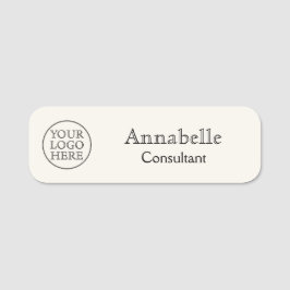 Vintages Logo Namensschild