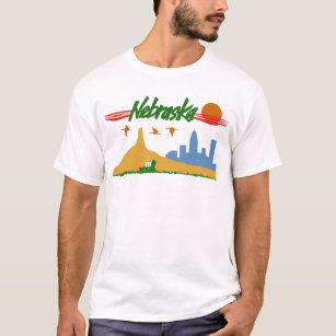 Vintages Logo-T-Shirt Nebraska T-Shirt