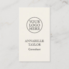 Vintages Logo Visitenkarte